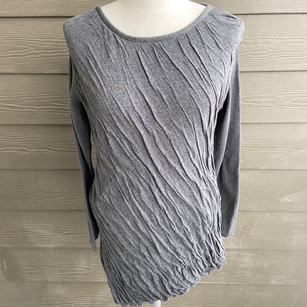Simply Vera Ruffled High Low Sweater - Picture 1 of 5